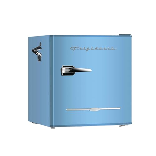 EFR176 1.6 cu. ft. Retro Bar Fridge with Side Bottle Opener (Blue)