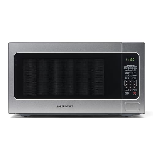 1100W 2.2 cu ft Countertop Microwave Oven With Smart Sensor (2.2 Cu. Ft. / Stainless Steel)
