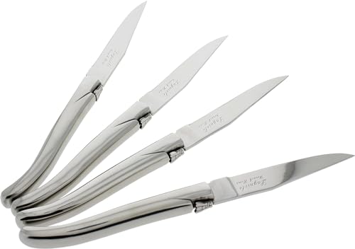 Laguiole Connoisseur Set of 4 Stainless Steel Steak Knives (Stainless Steel)