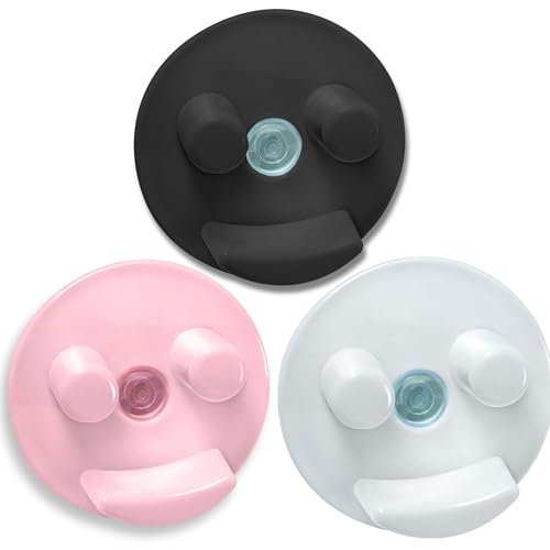 BeraTek Smiley Face Sponge Holder for Kitchen Sink (Multi-Color 3 Pack)