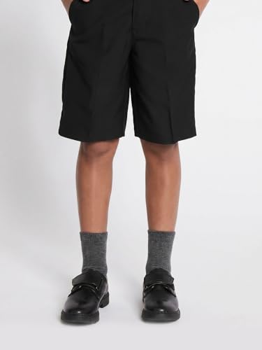 Unisex Kids Boys Girls Soft Cotton School Socks 6 (Medium / Dk. Gray Heather)
