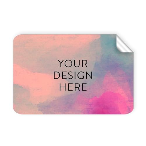 Custom Vinyl Stickers Your Image (Rose / 6x4)