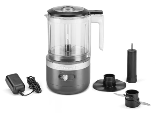 5 Cup Food Chopper Cordless KFCB519DG (Charcoal Grey / 5 Cup / Cordless 5 Cup)