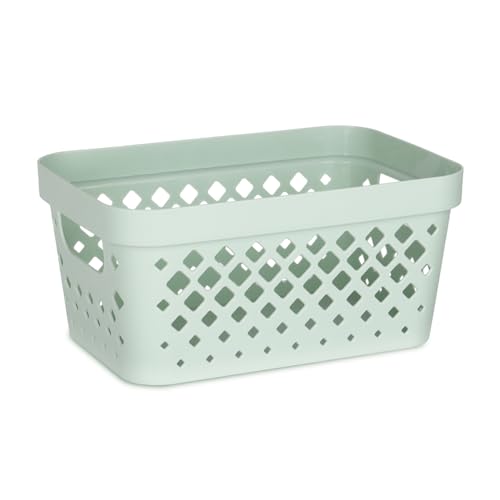Plastic Baskets for Organizing (Sage / 1 Gallon)