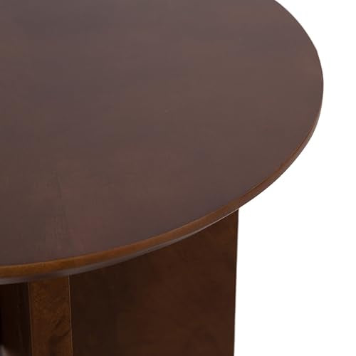 Faiza Modern Wooden Round Side Table