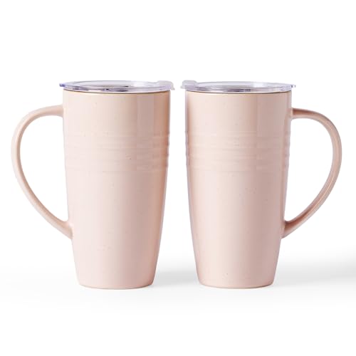 Jupiter Large Coffee Mug (Jupiter-Light Pink / 2pcs)