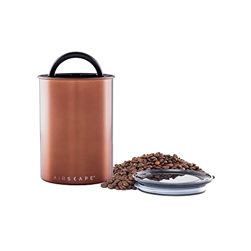 Airscape Stainless Steel Coffee Canister (Brushed Copper / Medium)