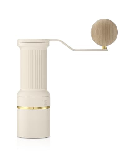 ESSENCE GO B38 Ultra Manual Coffee Grinder Capacity 30g (Vintage White)