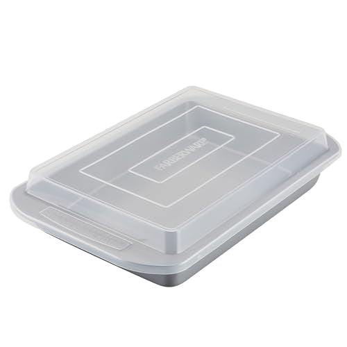 Nonstick Bakeware Rectangular Cake Pan with Lid for Baking