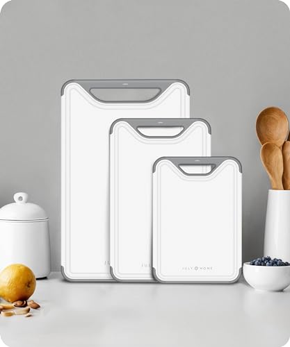 Cutting Boards for Kitchen (Gray / Set of 3 (16"x10", 13"x8", 10"x7"))