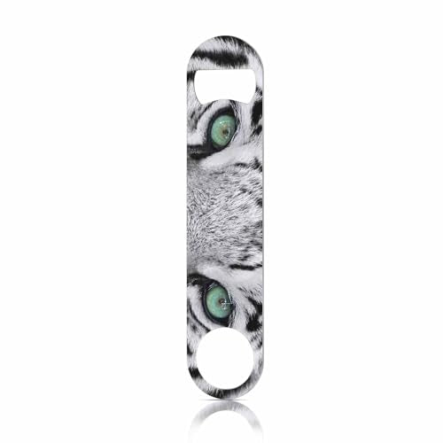 White Tiger Stainless Steel Bottle Opener Close (White Tiger)