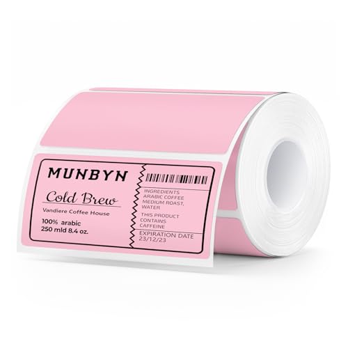 4x2 Thermal Labels (Pink / 4x2")