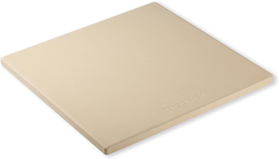 13.2" x 13.2" x 0.6" Square Cordierite Pizza Baking Stone Perfectly Compatible for Ooni Karu 12 Pizza Oven - HomeSpice