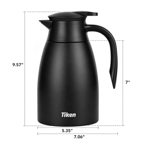68 Oz Thermal Coffee Carafe (Matte Black / 68 Ounces)