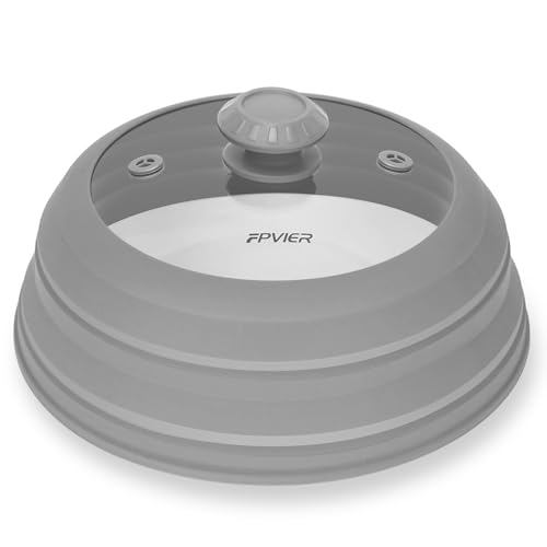 Microwave Splatter Cover (Gray / 11.8inch)