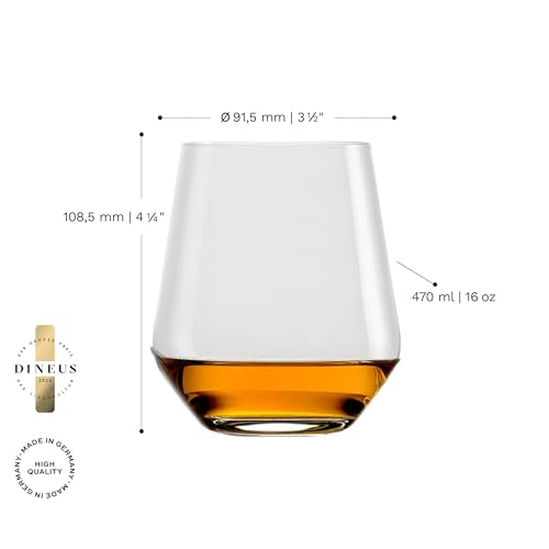 Quatrophil D.O.F. Whisky Tumblers Crystal (6 Pieces (1 Pack))