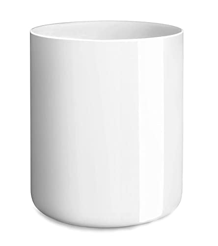 White Large Utensil Holder for Kitchen Counter (WHITE / 7.2)