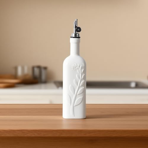 20 Oz Olive Oil Dispenser Bottle with Spout (Square)