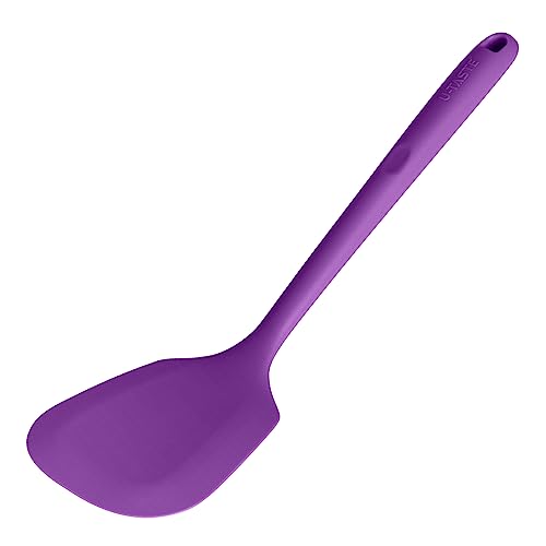 Silicone Turner Cooking Spatula (Purple / 13.6 in)