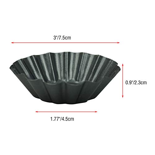 12 Pack Egg Tart Pan (bigger 3")