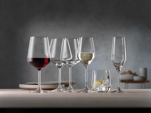Style Red and White Wine Glasses (Red and White)