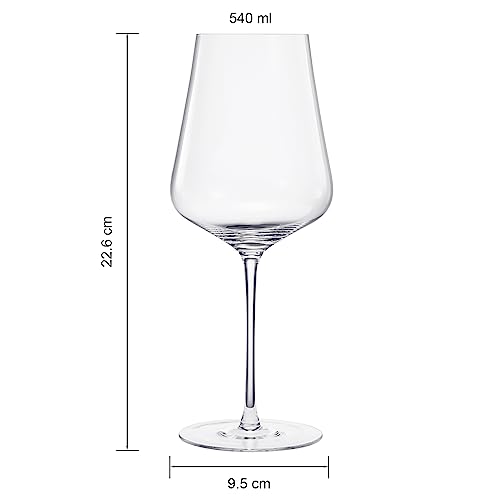 Universal All Purpose Modern Thin Crystal Wine Glasses