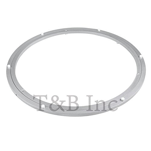20 Inch Lazy Susan Hardware Aluminum Bearing Metal Rotating Turntable Bearing Swivel Plate Hardware Lazy Susan Bearing Lazy Susan Parts Lazy Susan Mechanism Lazy Susan Kit Lazy Susan Base Only (20-Inch (12mm))
