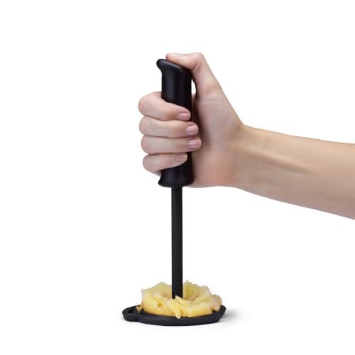 Smood Lite Ergonomic Spring Coil Potato Masher (Smood Lite / Black)