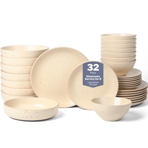 Lauren Modern Stoneware 32 (32-Piece Service for 8 / Beige)