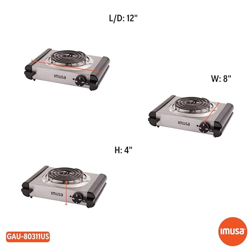 USA GAU 80311 Electric Single Burner 1000 (Burner / Single)