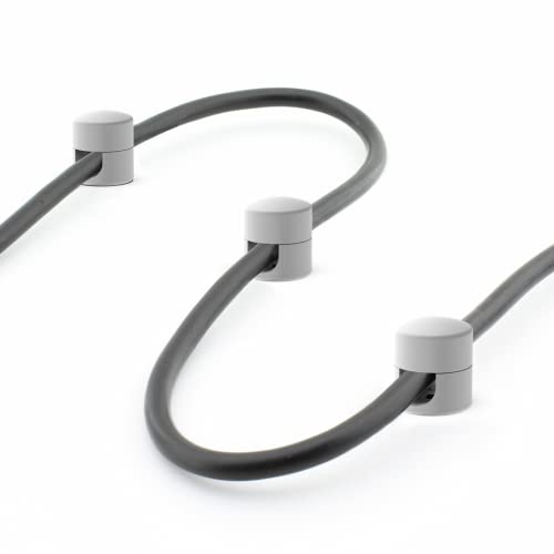Cable Anchors for Desk Organization White