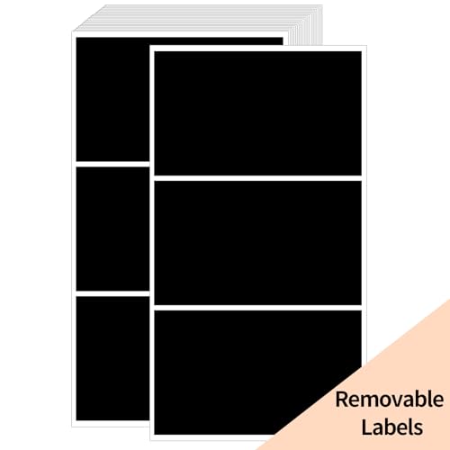 Removable Colored Labels Stickers