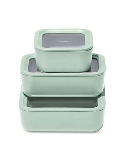 3 Piece Glass Food Storage Container Set (Mist / Food Storage Set (3x))