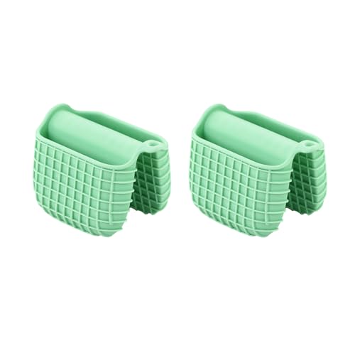 Mini Silicone Oven Mitts Set (Green-square)