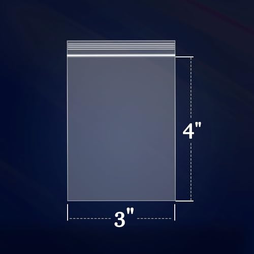 1000 Count 3" x 4" Small Plastic Bags