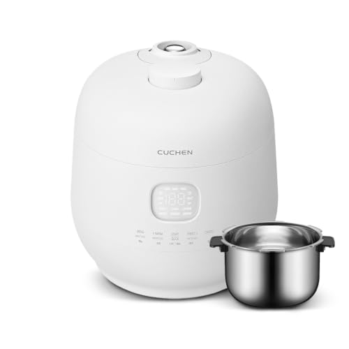 6 Cup Premium IH Pressure Rice Cooker with 304Ti Stainless Steel Inner Pot (6 Cup / Stainless)