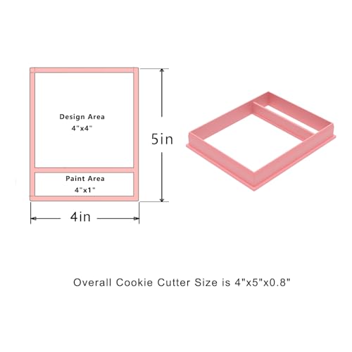 Cookie Cutter and Stencil Bundle Royal Icing Cookies Stencils Paint Your Own Biscuit Bakery Starter Kits Royal Icing Fondant Cutters Birthday Wedding Holiday Cookies Painting Coloring Pages Comb (PYO Set)
