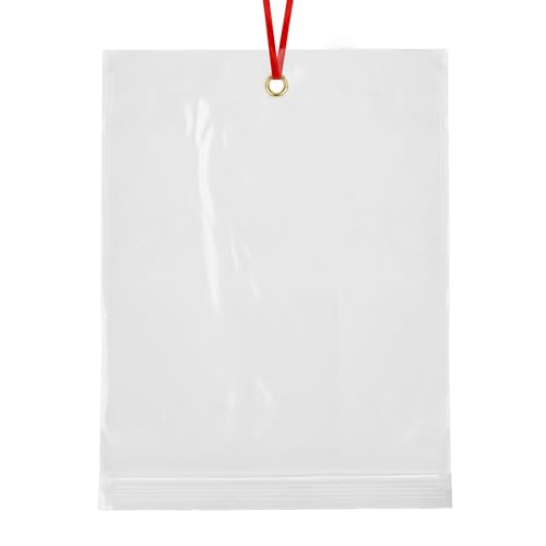 GPI 10" x 13" Reclosable Zip Bags with Bottom Hang (500 Count)