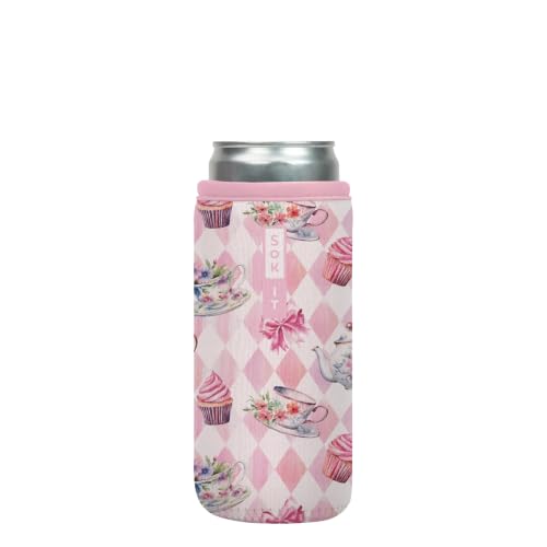 CanSok Sleeve for Beer & Soda Insulated Neoprene Cover (Wonderfully Sweet / 12oz Slim Can Sleeve)