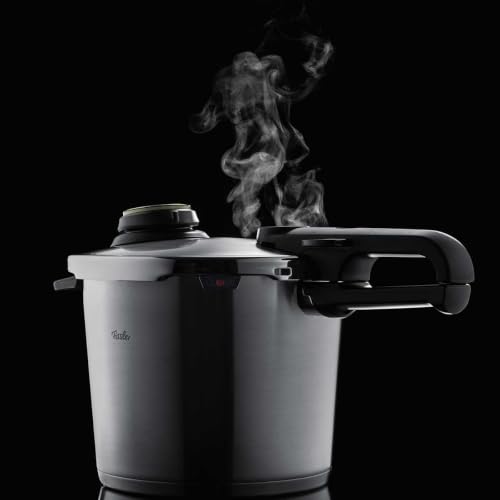 Vitavit Premium Pressure Cooker and Pressure Skillet Set (6.3 Quart Pressure Cooker + 2.6 Quart Skillet)