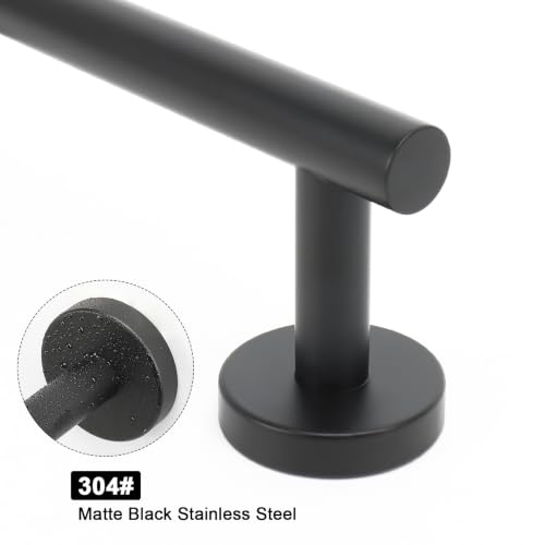 Bath Towel Bar (Matte Black / 10 Inch)