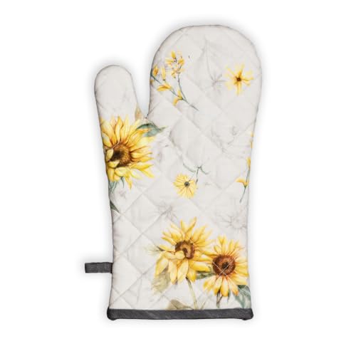 Maison d'Hermine Oven Gloves 100% Cotton Oven Mitt (057 - Candice / 7.5" x 13" (Oven Mitt))