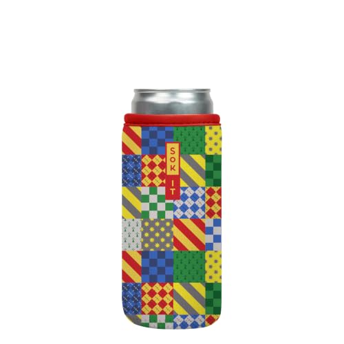 CanSok Sleeve for Beer & Soda Insulated Neoprene Cover (House Rules / 12oz Slim Can Sleeve)