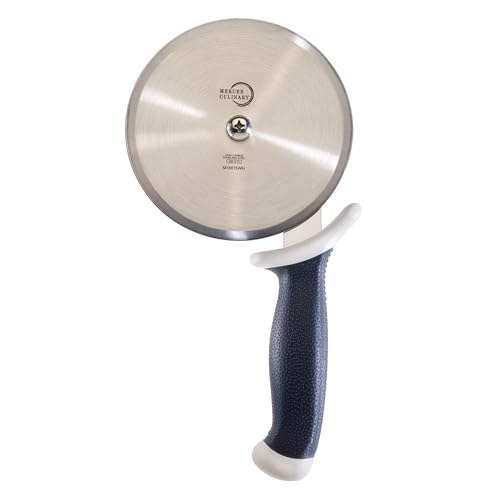 Millennia Pizza Cutter with White Handle (5 Inch Pizza Cutter with White Handle)