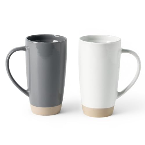Milkyway Coffee Mugs (Milkyway-White and Dark Gray / 2pcs)