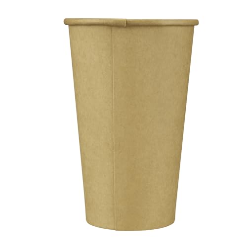 16z Kraft Paper Coffee Cups [1 (16 OZ / Kraft)