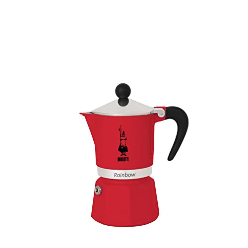 Rainbow Moka Pot in Red (6 Cups / Red)