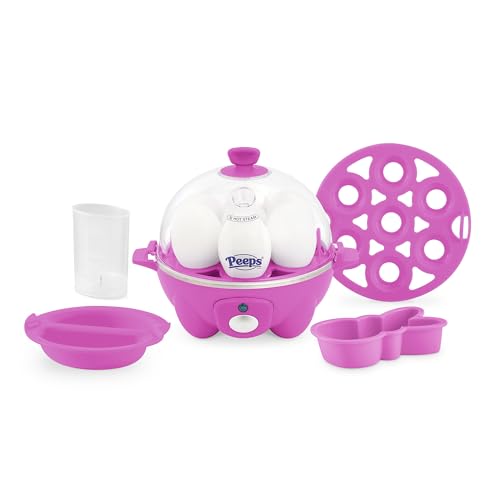 PEEPS & Dash Rapid Egg Cooker (7 Eggs / Pink)