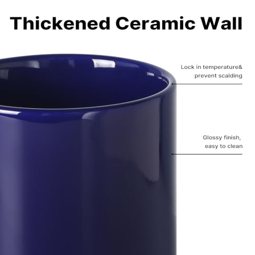 22 oz Large Coffee Mugs (Blue)