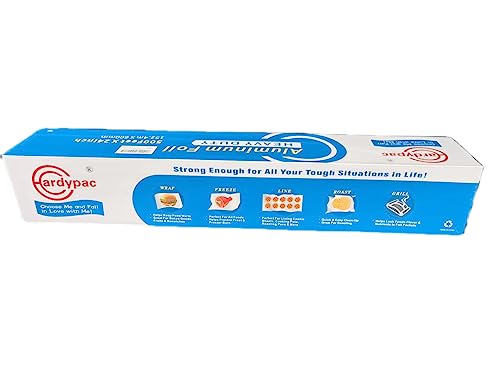 24 Inch Extra Wide Heavy Duty Aluminum Foil Roll (1000 Sq Ft)